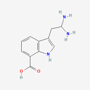 1H-Pyrrolo[2,3-b]pyridine-3-propanoicacid,a-amino-