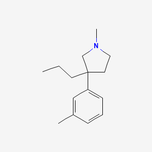 1-Methyl-3-propyl-3-(m-tolyl)pyrrolidine