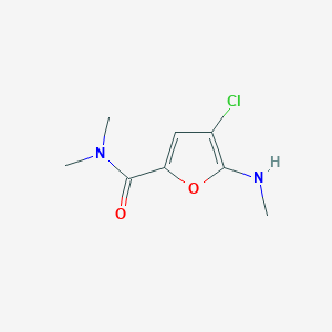 4-Chloro-N,N-dimethyl-5-(methylamino)furan-2-carboxamide