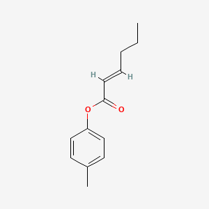 molecular formula C13H16O2 B15349099 (4-methylphenyl) (E)-hex-2-enoate CAS No. 69687-91-8