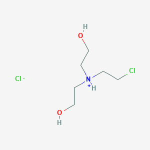 molecular formula C6H15Cl2NO2 B15349177 2-Chloroethyl-bis(2-hydroxyethyl)ammoniumchloride 