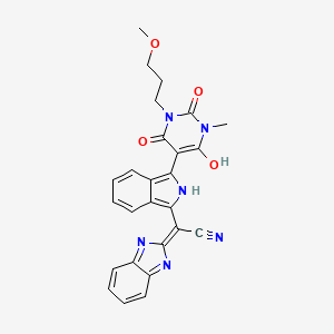 molecular formula C26H22N6O4 B15349187 Einecs 260-048-5 CAS No. 56195-26-7