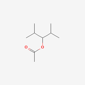 molecular formula C9H18O2 B15349201 2,4-Dimethyl-3-pentanol acetate CAS No. 84612-74-8