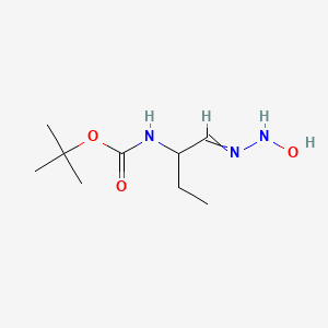 tert-butyl N-[1-(hydroxyhydrazinylidene)butan-2-yl]carbamate