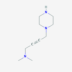 N,N-Dimethyl-4-(piperazin-1-yl)but-2-yn-1-amine