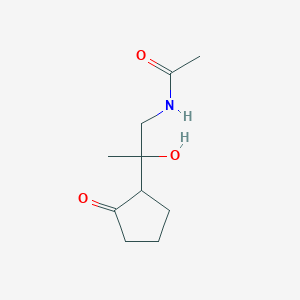 N-[2-hydroxy-2-(2-oxocyclopentyl)propyl]acetamide