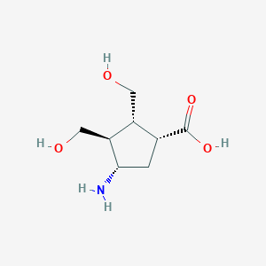 (1R,2S,3S,4S)-4-amino-2,3-bis(hydroxymethyl)cyclopentane-1-carboxylic acid