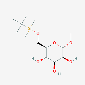 molecular formula C13H28O6Si B15349349 Methyl-a-D-6-O-t-butyldimethyl-mannopyranoside 