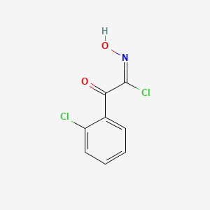 (1E)-2-(2-chlorophenyl)-N-hydroxy-2-oxoethanimidoyl chloride