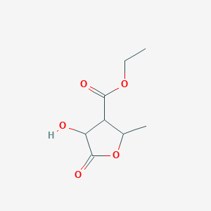 Ethyl 4-hydroxy-2-methyl-5-oxooxolane-3-carboxylate