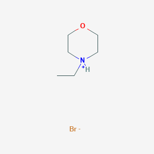 molecular formula C6H14BrNO B15349446 4-Ethylmorpholin-4-ium;bromide CAS No. 6517-34-6