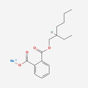 molecular formula C16H21NaO4 B15349566 Sodium 2-ethylhexyl phthalate CAS No. 25425-73-4