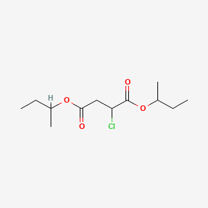 Butanedioic acid, chloro-, bis(1-methylpropyl) ester