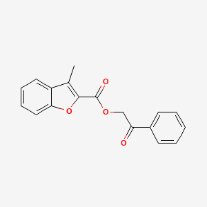 2-Benzofurancarboxylicacid,3-methyl-,2-oxo-2-phenylethylester(9CI)