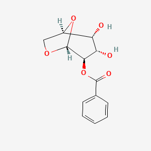 molecular formula C13H14O6 B15349627 1,6-ANHYDRO-2-O-BENZOYL-beta-D-GALACTOPYRANOSE 