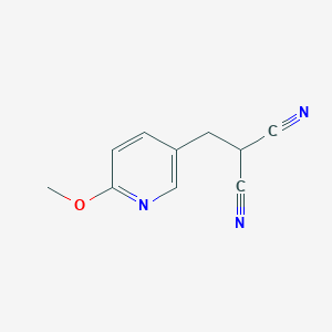 Propanedinitrile, [(6-methoxy-3-pyridinyl)methyl]-(9CI)