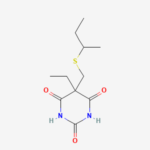 5-[(sec-Butylmercapto)methyl]-5-ethylbarbituric acid