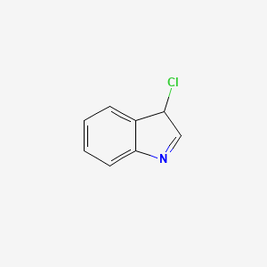 molecular formula C8H6ClN B15349663 3H-Indole,3-chloro 