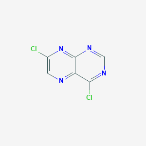 molecular formula C6H2Cl2N4 B15349672 4,7-Dichloropteridine CAS No. 826-89-1