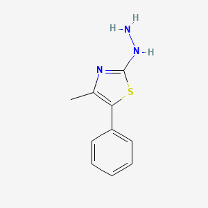 2(3H)-Thiazolone,4-methyl-5-phenyl-,hydrazone(9CI)