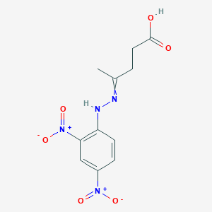 4-[(2,4-Dinitrophenyl)hydrazinylidene]pentanoic acid