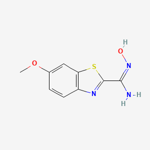 N-Hydroxy-6-methoxy-benzothiazole-2-carboxamidine