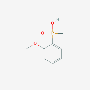 molecular formula C8H11O3P B15349728 (2-Methoxyphenyl)methylphosphinic acid CAS No. 63449-55-8