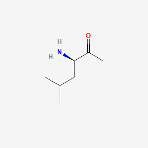 (3R)-3-amino-5-methylhexan-2-one