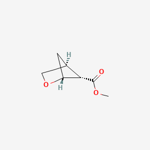 molecular formula C7H10O3 B15349796 methyl (1R,4S,5S)-2-oxabicyclo[2.1.1]hexane-5-carboxylate 