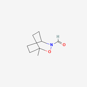 1-Methyl-2-oxa-3-azabicyclo[2.2.2]octane-3-carbaldehyde