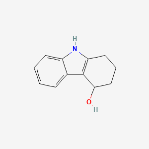 molecular formula C12H13NO B15349806 2,3,4,9-tetrahydro-1H-carbazol-4-ol CAS No. 82260-33-1