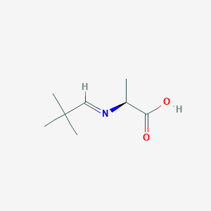 molecular formula C8H15NO2 B15349812 (E)-N-(2,2-Dimethylpropylidene)-L-alanine CAS No. 759417-60-2