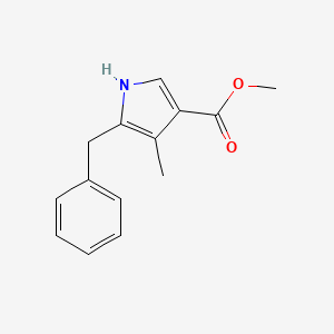 1H-Pyrrole-3-carboxylicacid,4-methyl-5-(phenylmethyl)-,methylester(9CI)