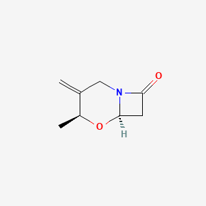 molecular formula C8H11NO2 B15349863 (4S,6R)-4-methyl-3-methylidene-5-oxa-1-azabicyclo[4.2.0]octan-8-one 