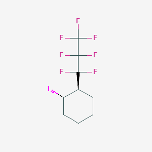 trans-1-(Heptafluoropropyl)-2-iodocyclohexane