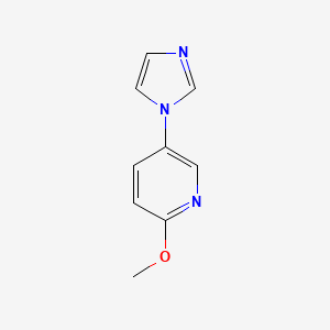 5-Imidazol-1-yl-2-methoxypyridine