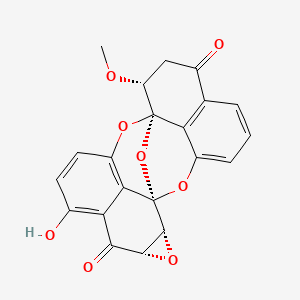 molecular formula C21H14O8 B15349964 Preussomerin I 