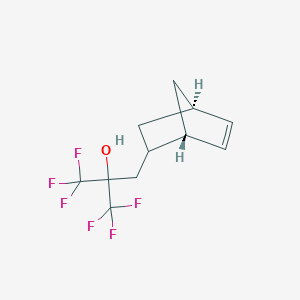 2-((1S,4S)-bicyclo[2.2.1]hept-5-en-2-ylmethyl)-1,1,1,3,3,3-hexafluoropropan-2-ol