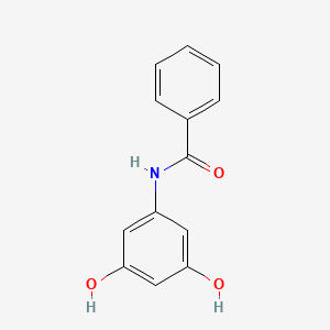 molecular formula C13H11NO3 B15349970 N-(3,5-Dihydroxyphenyl)benzamide CAS No. 67827-57-0