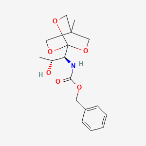 1-[N-Benzyloxycarbonyl-(1S,2R)-1-amino-2-hydroxypropyl]-4-methyl-2,6,7-trioxabicyclo[2.2.2]octane