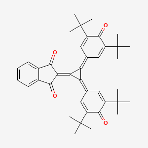 1H-Indene-1,3(2H)-dione, 2-[bis[3,5-bis(1,1-dimethylethyl)-4-oxo-2,5-cyclohexadien-1-ylidene]cyclopropylidene]-