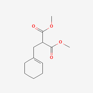 molecular formula C12H18O4 B15350050 Dimethyl 2-(1-cyclohexen-1-ylmethyl)malonate 