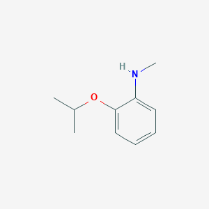 molecular formula C10H15NO B15350063 N-Methyl-2-[(propan-2-yl)oxy]aniline CAS No. 516497-62-4