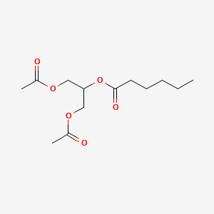 1,3-diacetyloxypropan-2-yl hexanoate