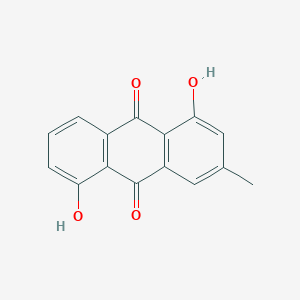 molecular formula C15H10O4 B15350181 1,5-Dihydroxy-3-methylanthraquinone CAS No. 21891-63-4