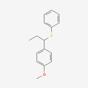 1-(4-Methoxyphenyl)-1-phenylthiopropane