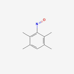 molecular formula C10H13NO B15350188 Benzene, 1,2,4,5-tetramethyl-3-nitroso- CAS No. 38899-21-7