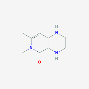 6,7-Dimethyl-2,3,4,6-tetrahydropyrido[3,4-B]pyrazin-5(1H)-one