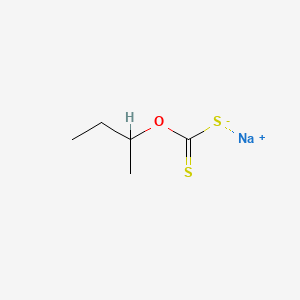 molecular formula C5H9NaOS2 B15350309 Sodium O-sec-butyl dithiocarbonate CAS No. 36551-21-0