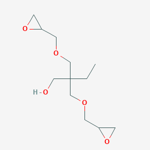 molecular formula C12H22O5 B15350358 Trimethylolpropane-diglycidyl ether 